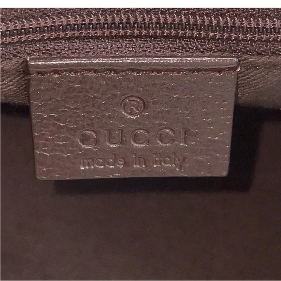 Gucci GG Canvas Leather mini Boston Beige and Brown Satchel white Dust bag. - Picture 12 of 13